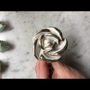 White Beautiful vintage door knobs / hardware